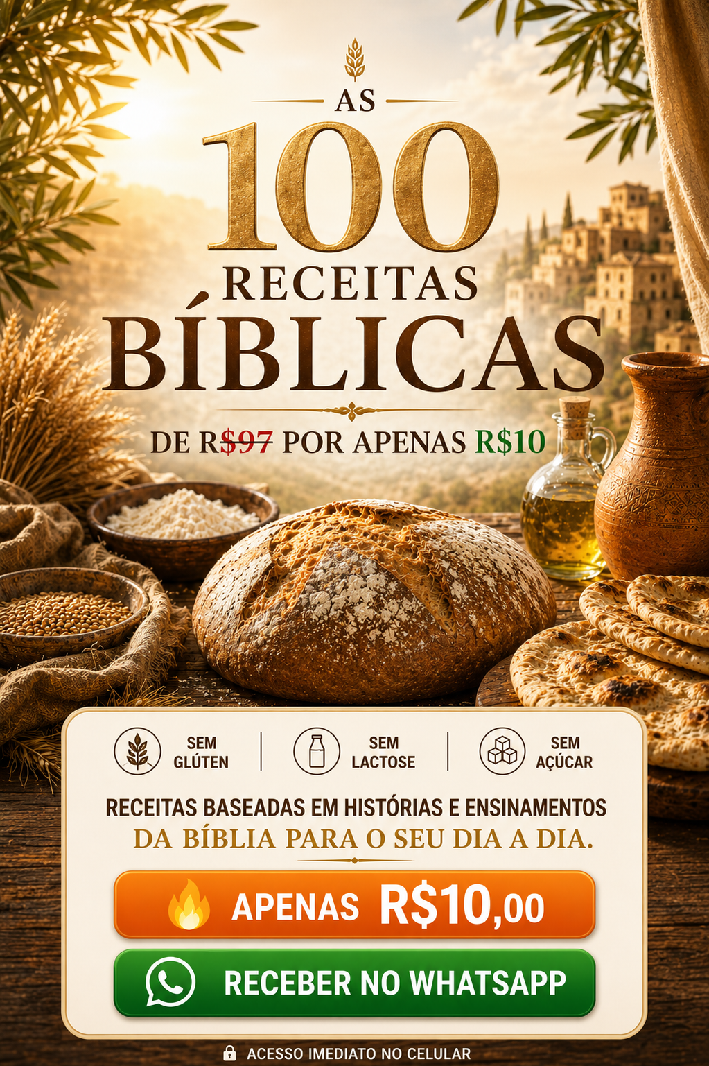 As 12 Receitas de Pães Bíblicos — por apenas R$ 10,00